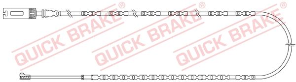 QUICK BRAKE Indikators, Bremžu uzliku nodilums WS 0355 A